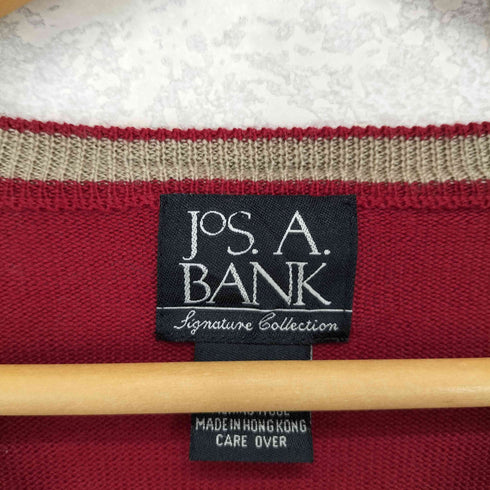 JOS A.BANK 100%ITALIAN MIRINO WOOL Vネックニット メンズ import:M