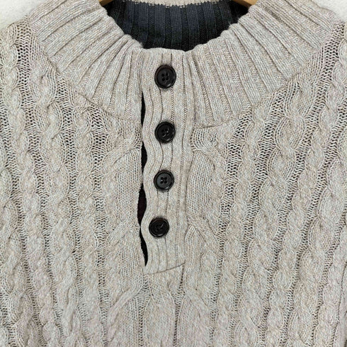 TASSO ELLA ハーフボタンニット メンズ import:XXL