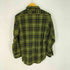 ペンドルトン PENDLETON ラウンドカット レギュラーカラー ウールシャツ グリーン×ブラック メンズ import:L