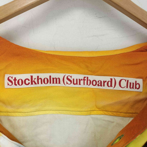 Stockholm Surfboard Club 総柄オープンカラー S/S シャツ メンズ S