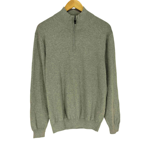 JOS A.BANK 100%PIMA COTTON ハーフジップニット メンズ import:L
