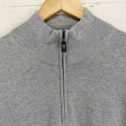 JOS A.BANK 100%PIMA COTTON ハーフジップニット メンズ import:L