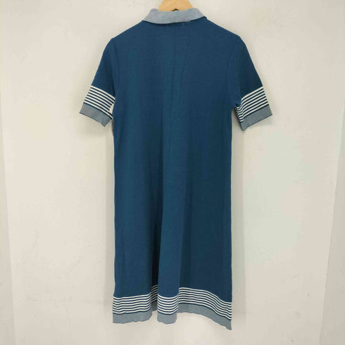 ラコステ LACOSTE ボーダー切替ポロワンピース レディース 36