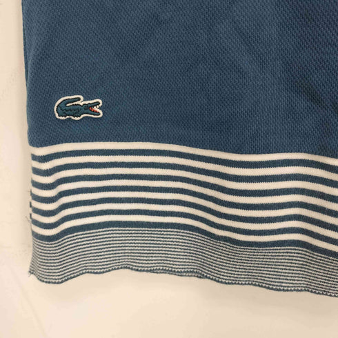 ラコステ LACOSTE ボーダー切替ポロワンピース レディース 36