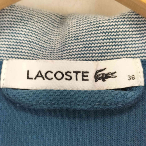 ラコステ LACOSTE ボーダー切替ポロワンピース レディース 36