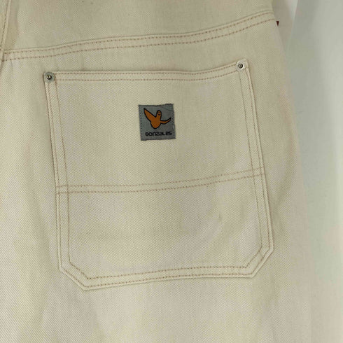 マークゴンザレス Mark Gonzales ロゴ刺繍 ワイドデニムパンツ メンズ JPN:L
