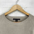 バナナリパブリック BANANA REPUBLIC シルク混 畦編みクルーネックニット メンズ import:M