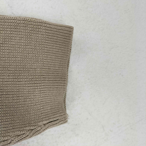 バナナリパブリック BANANA REPUBLIC シルク混 畦編みクルーネックニット メンズ import:M