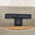 バナナリパブリック BANANA REPUBLIC シルク混 畦編みクルーネックニット メンズ import:M