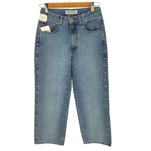 INSILENCE スタッズワイドデニムパンツ レディース JPN:XS