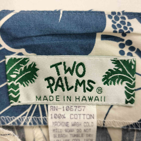トゥーパームス TWO PALMS MADE IN HAWAI アロハワンピース レディース import:XS