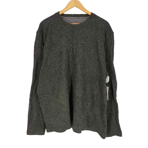 ヴァンヒューゼン VAN HEUSEN 切替クルーネックニット メンズ import:XXL
