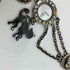 ヴィヴィアンウエストウッド Vivienne Westwood Black Cat ブラックキャット オーブ ラメ 装飾 クォーツ ブレスレット ウォッチ 腕時計 レディース