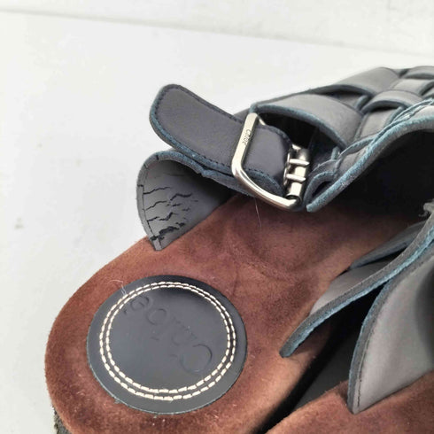 クロエ Chloe 編み込みレザー サンダル レディース EUR:36