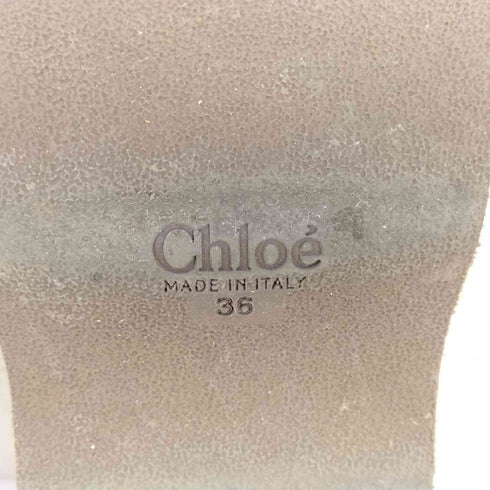 クロエ Chloe 編み込みレザー サンダル レディース EUR:36