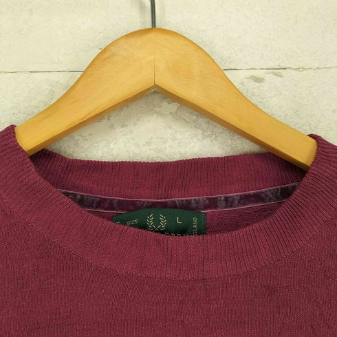 フレッドペリー FRED PERRY カシミヤ混クルーネックニット メンズ import:L