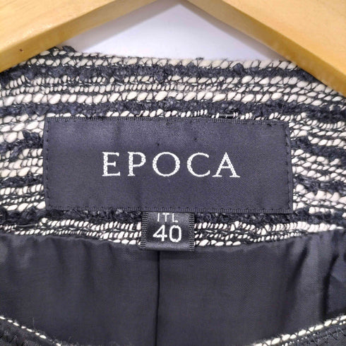 エポカ Epoca ツイードテーラードジャケット ワンピース セットアップ レディース 40