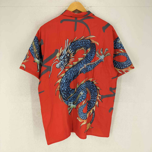 ArrT 龍 和柄シャツ メンズ