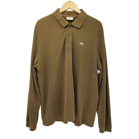 ラコステ LACOSTE STRETCH FIT ロゴ刺繍 L/S ポロシャツ メンズ 6