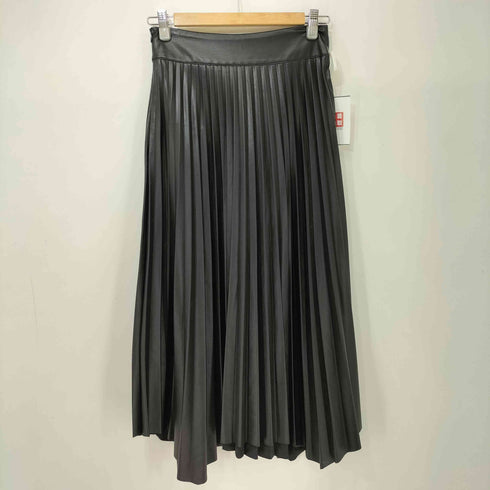 ザラ ZARA フェイクレザー プリーツスカート レディース JPN:XS