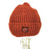 メゾンキツネ MAISON KITSUNE FOX HEAD PATCH RIBBED BEANIE レディース