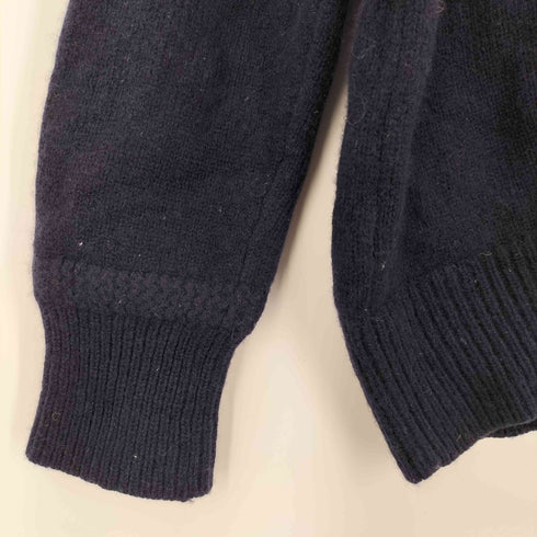 ポロラルフローレン POLO RALPH LAUREN 現行タグ ポニー無 ジップ ショールカラー ニット メンズ import:L