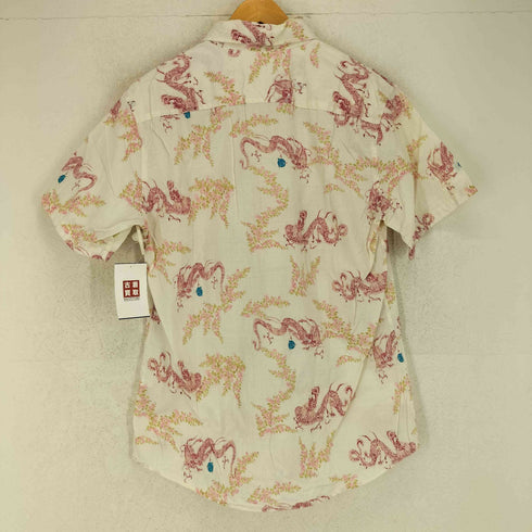 SMITH'S AMERICAN 龍 桜 和柄 コットンシャツ メンズ M