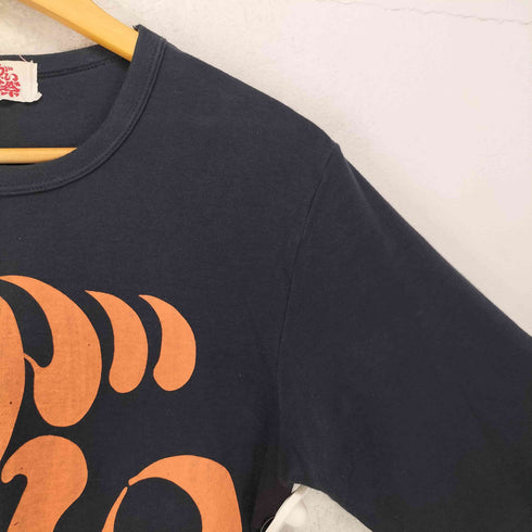 和柄 がいな祭 両面プリントクルーネックTシャツ メンズ