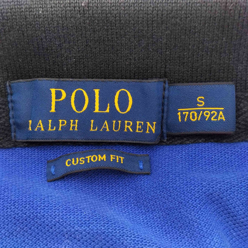 ポロラルフローレン POLO RALPH LAUREN 現行タグ CUSTOM FIT CITY NY CHAMPS ワッペン 半袖 ラガーシャツ メンズ import:S