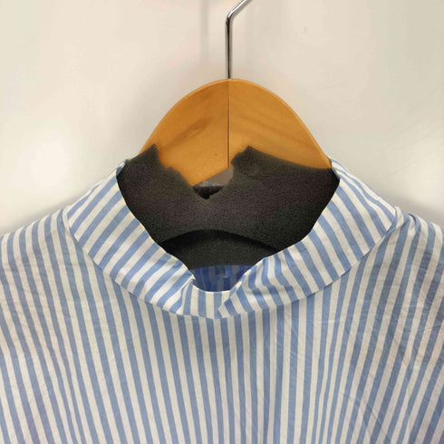 ジョンスメドレー JOHN SMEDLEY ストライプL/Sハイネックブラウス レディース