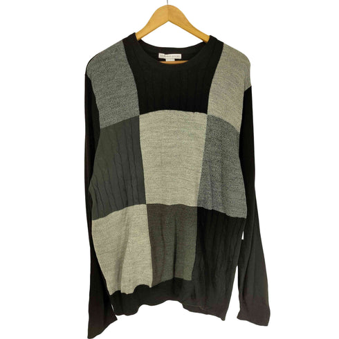 ジェフリービーン GEOFFREY BEENE 切替クルーネックニット メンズ import:XL