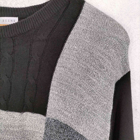 ジェフリービーン GEOFFREY BEENE 切替クルーネックニット メンズ import:XL