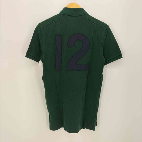 ラグビーラルフローレン Rugby Ralph Lauren LONDON ユニオンジャック ナンバリング 12 半袖 ラガーシャツ メンズ import:XS