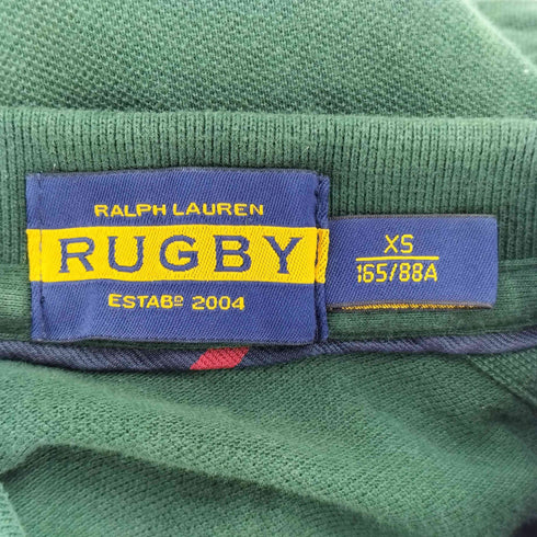 ラグビーラルフローレン Rugby Ralph Lauren LONDON ユニオンジャック ナンバリング 12 半袖 ラガーシャツ メンズ import:XS