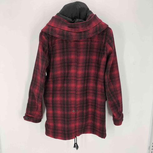 モルガンオム MORGAN HOMME バッファローチェック フーデットコート メンズ L