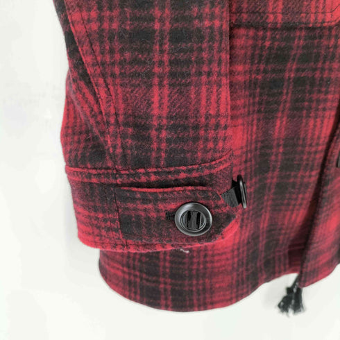 モルガンオム MORGAN HOMME バッファローチェック フーデットコート メンズ L