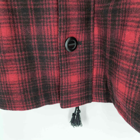 モルガンオム MORGAN HOMME バッファローチェック フーデットコート メンズ L