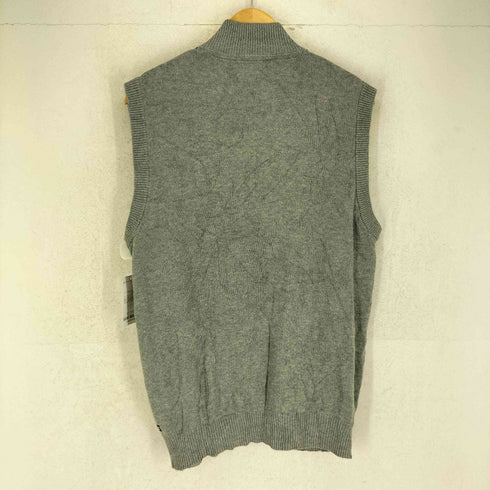 チャップス CHAPS スウェード切替ジップアップニットベスト メンズ import:M