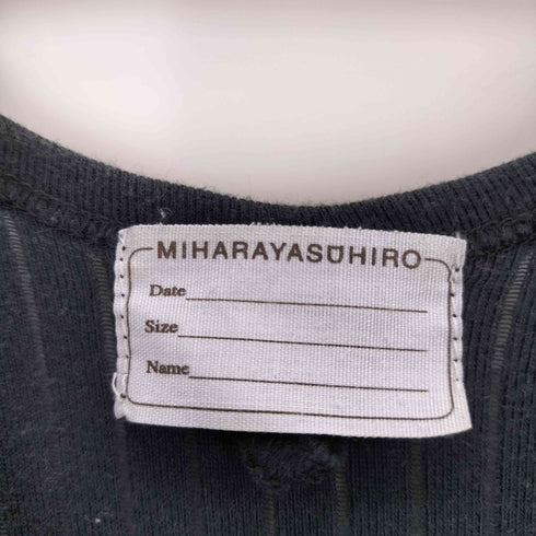 ミハラヤスヒロ MIHARA YASUHIRO ペプラムリブタンクトップ レディース S