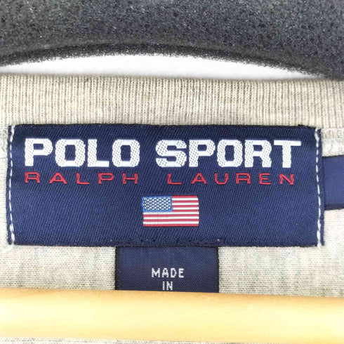 ポロスポーツラルフローレン POLO SPORT RALPH LAUREN 90S POLOワッペン L/S Tシャツ メンズ import:L