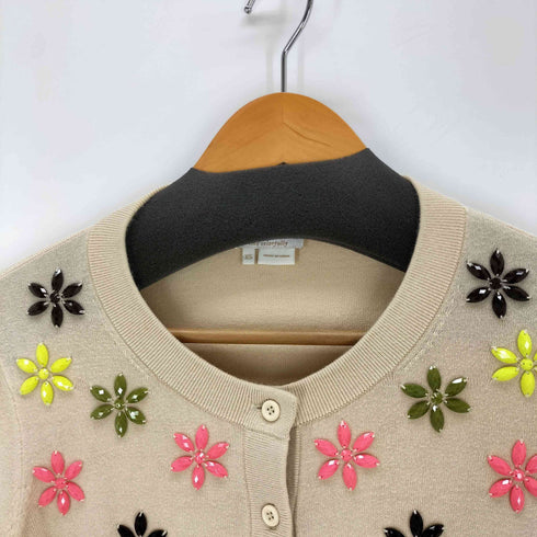 ケイトスペードニューヨーク kate spade NEW YORK 花柄ニットカーディガン レディース XS