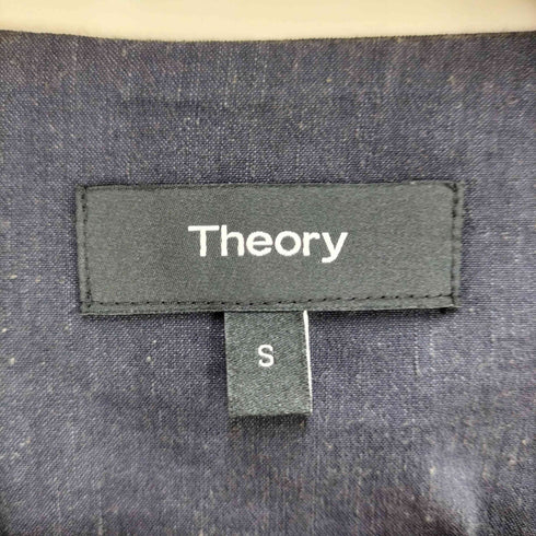 セオリー theory リネンレーヨン Vネックブラウス レディース import:S