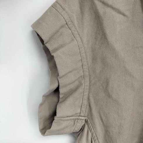 ジャーナルスタンダード JOURNAL STANDARD 22SS レーヨン麻ノーカラーブラウス レディース