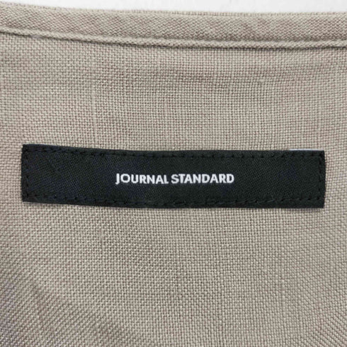 ジャーナルスタンダード JOURNAL STANDARD 22SS レーヨン麻ノーカラーブラウス レディース