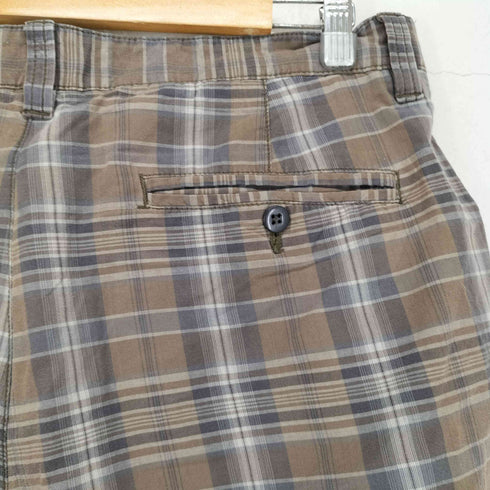 ヴァンヒューゼン VAN HEUSEN チェック柄ハーフパンツ メンズ 36