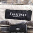 ヴァンヒューゼン VAN HEUSEN チェック柄ハーフパンツ メンズ 36