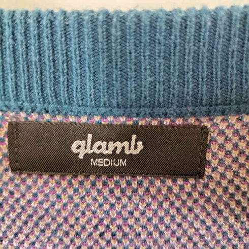 グラム glamb アクリル コットン クレイジーパターン セーター メンズ M