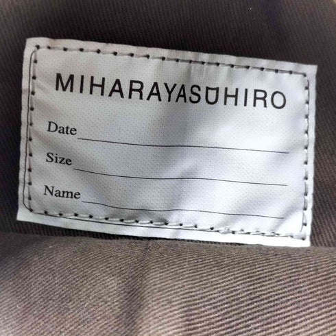 ミハラヤスヒロ MIHARA YASUHIRO 箔押し フラップポケットショルダーバッグ レディース