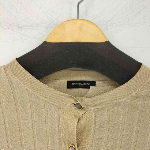 ユナイテッドアローズ UNITED ARROWS シルクリブVネック カーディガン アンサンブル レディース