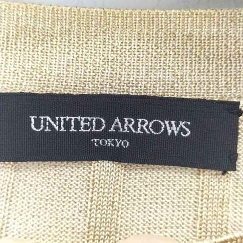 ユナイテッドアローズ UNITED ARROWS シルクリブVネック カーディガン アンサンブル レディース